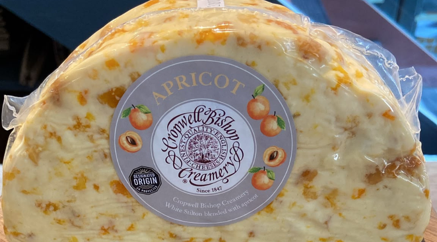 Cheese of the Month: White Stilton with apricot